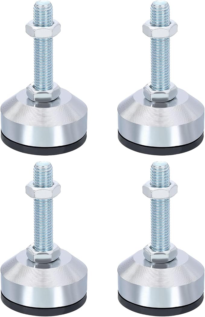 PATIKIL Furniture Leveling Feet 2.4" Dia Base M12 Thread by PATIKIL
