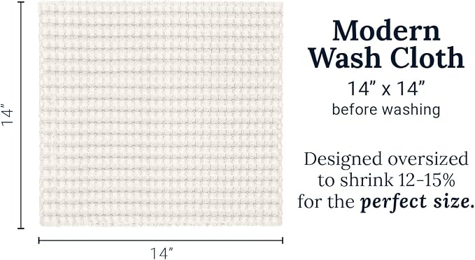 GILDEN TREE Waffle Bath Towels Wash Cloths - Image 9