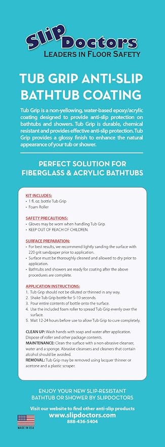 Anti-Slip Bath & Shower Floor Solutions – Tub Grip – Barefoot Friendly Non-Slip - Image 7