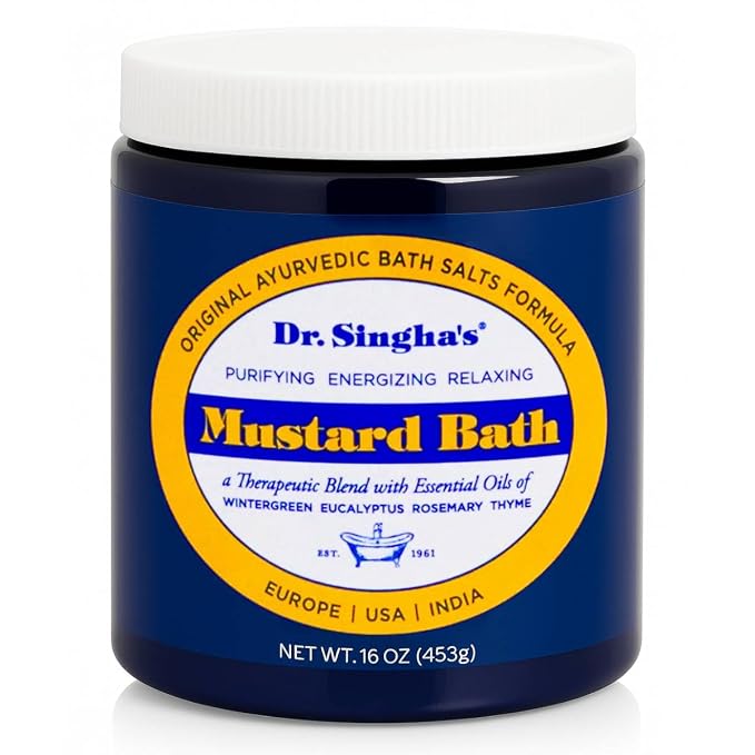 Dr. Singha's Mustard Bath, Therapeutic Bath Salts by DrSinghas