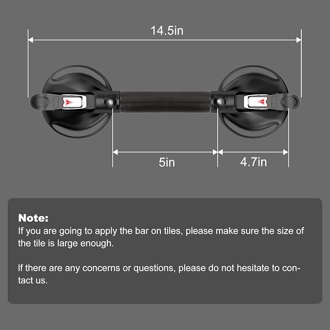 15-Inch Shower Handle - Image 4