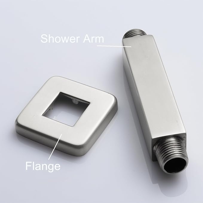 Brushed Nickel Short Shower Arm - Image 3