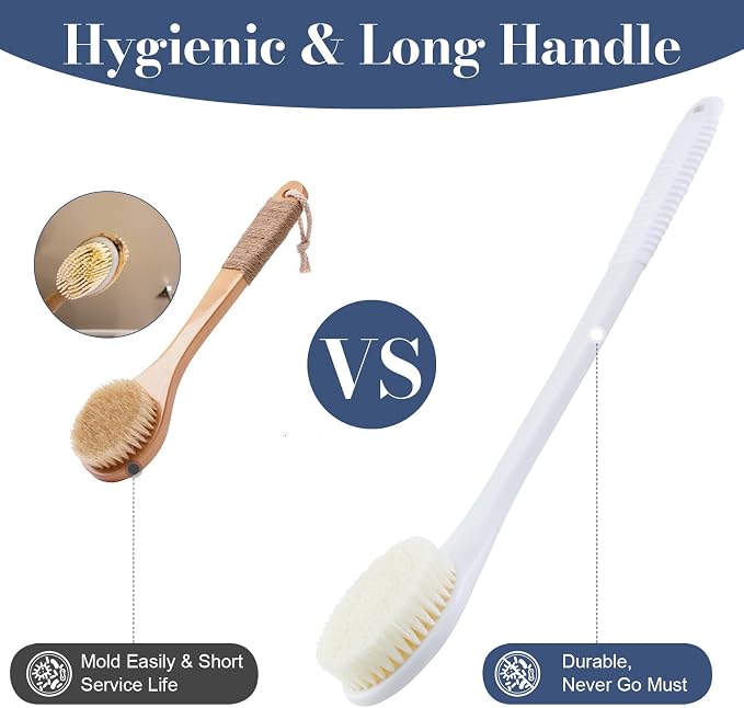 Back Scrubber for Shower, Shower Body Brush for Cleaning - Image 6