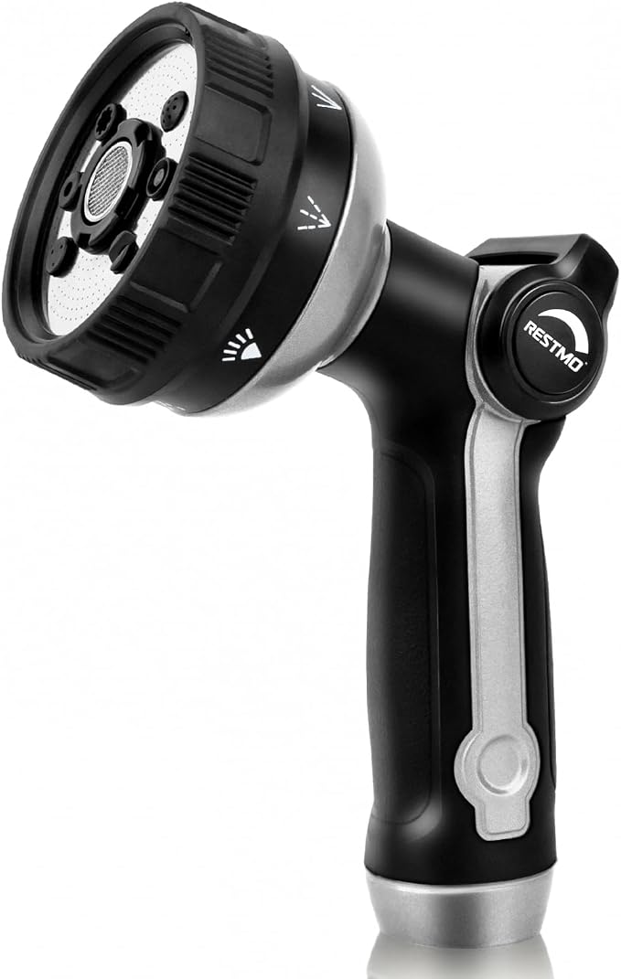 RESTMO Full Shower Hose Nozzle, Metal Spray Nozzle by Restmo