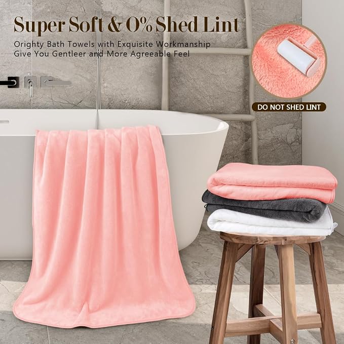 Orighty Microfiber Bath Towels Pack of 4 - Image 2