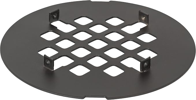 4 ¼” Oil Rubbed Bronze Snap-in Shower Drain Cover - Image 5