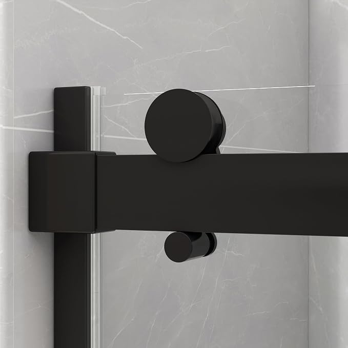 Sunrosa Semi-Frameless Glass Shower Door, Shower Door - Image 5