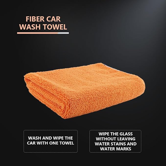 SPTA Drying Towel, Microfiber Car Drying Towel, 1 Pack Highly Absorbent - Image 5