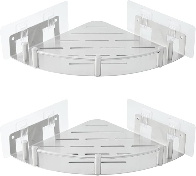 Bathroom Corner Shelf, 304 Stainless Steel, Integrated Molding, High Weight - Image 6