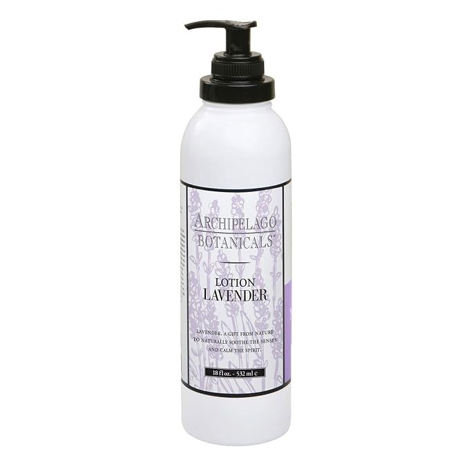 Archipelago Botanicals Lavender Lotion, Luxurious and Hydrating Lotion by Archipelago