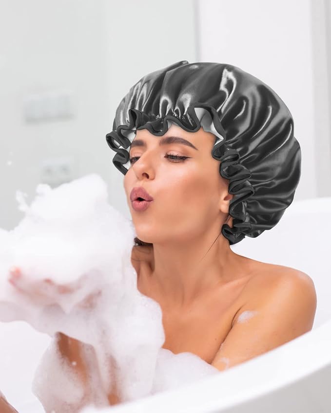Aquior Shower Caps, Reusable Shower Cap - Image 9