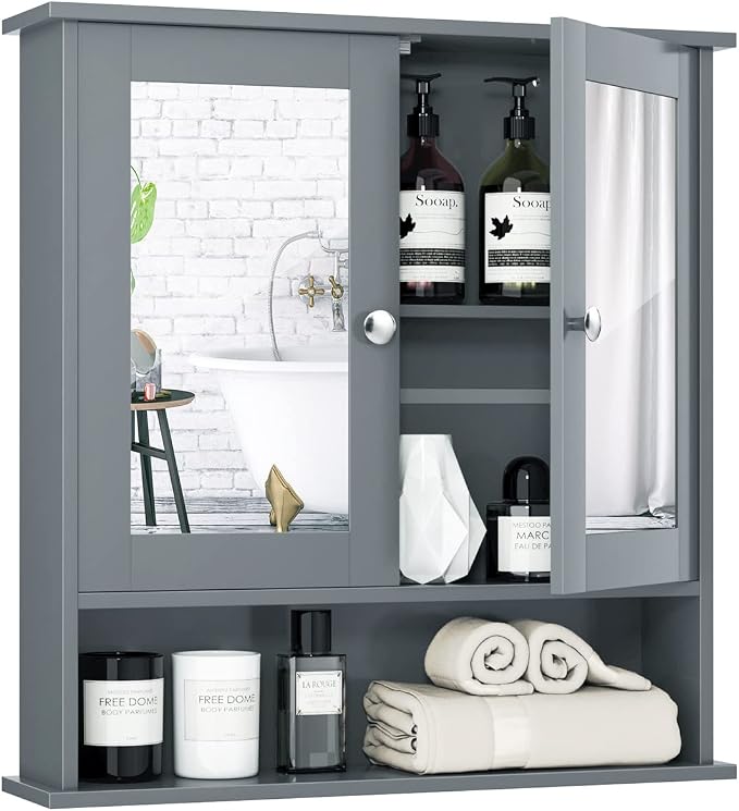 Tangkula Bathroom Medicine Cabinet by TANGKULA