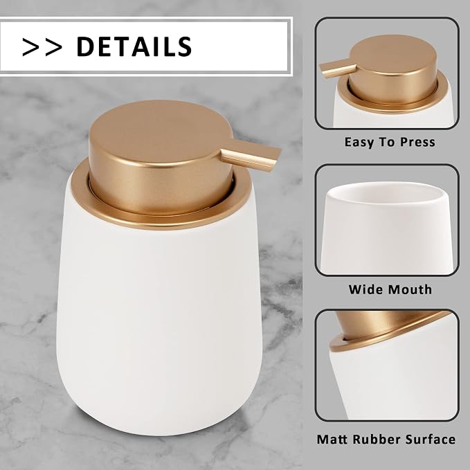 Soap Liquid Dispenser Ceramic - Image 7