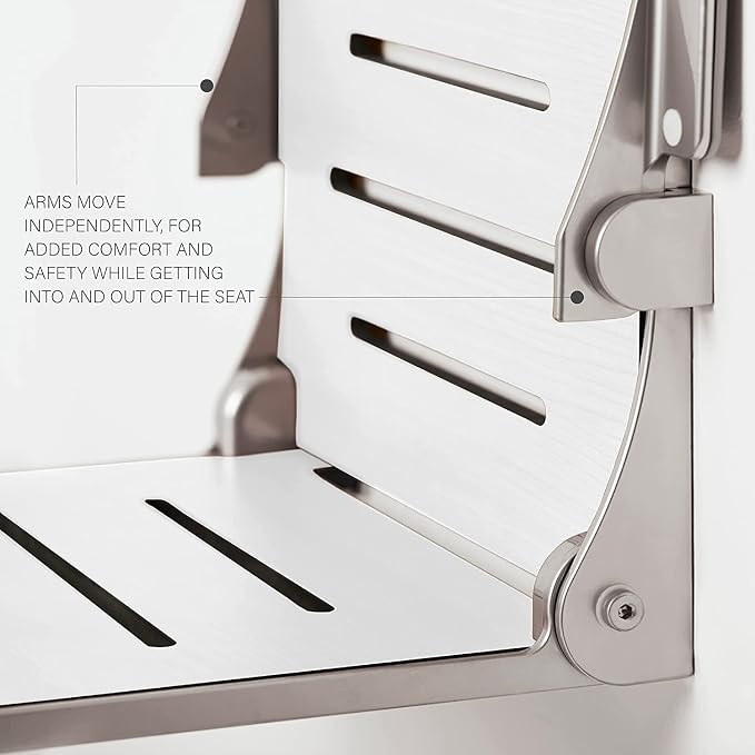 Seachrome Silhouette Comfort Folding Shower Bench Seat - Image 5