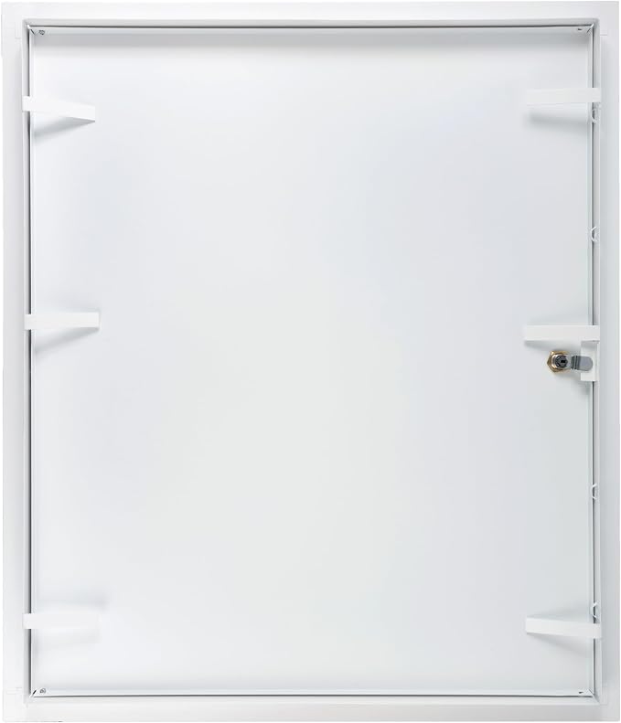 20" x 24" Lockable White Metal Access Panel. Service Shaft Door Panel - Image 8