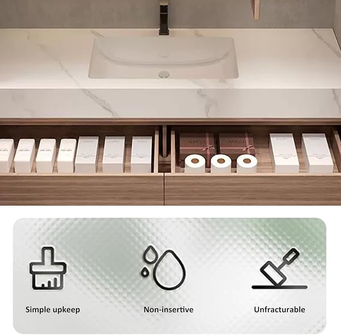 Floating Wood Bathroom Vanity - Image 4
