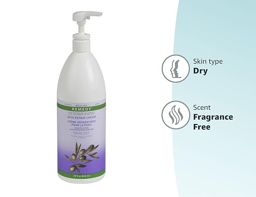 Medline Remedy Unscented Olivamine Skin Repair Cream and Body Lotion, 32 Fluid - Image 7