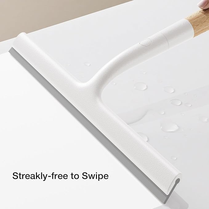 Silicone Shower Squeegee for Glass & Doors, Diveotree Multi-Purpose Squeegee - Image 3