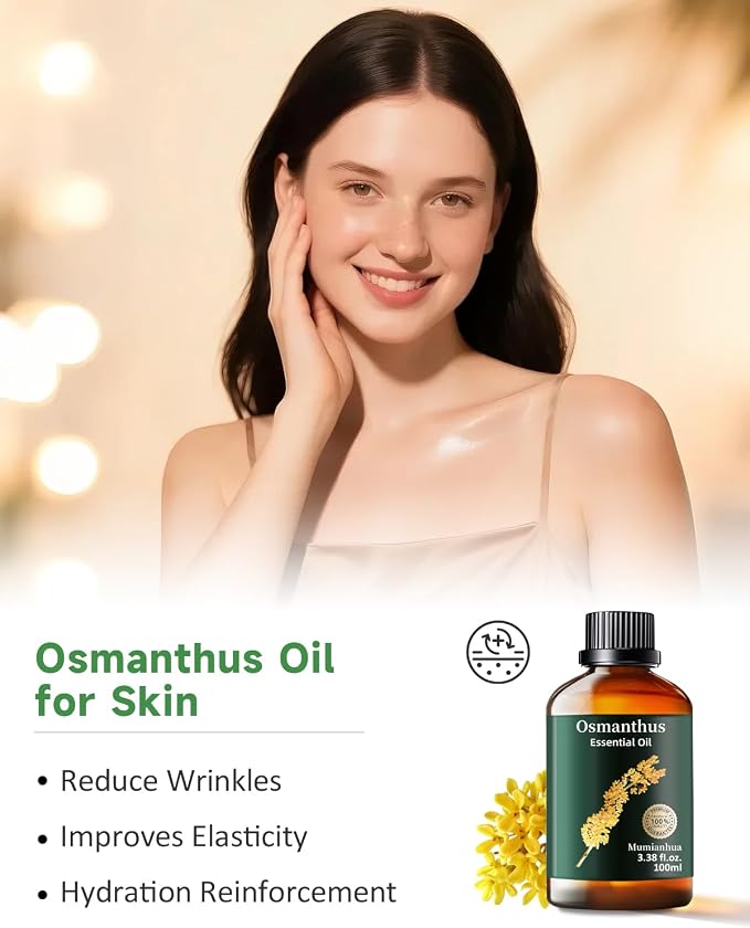 Pure Osmanthus Essential Oil, Mumianhua Natural Floral Oil - Image 3