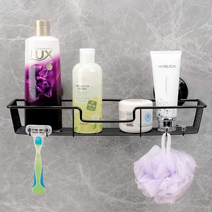 SANNO Suction Cup Shower Caddy Bathroom Caddies Storage Combo Organizer - Image 3