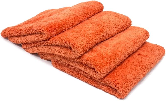 Autofiber Korean Plush Premium Edgeless Microfiber Detailing Towels 4-Pack by Autofiber