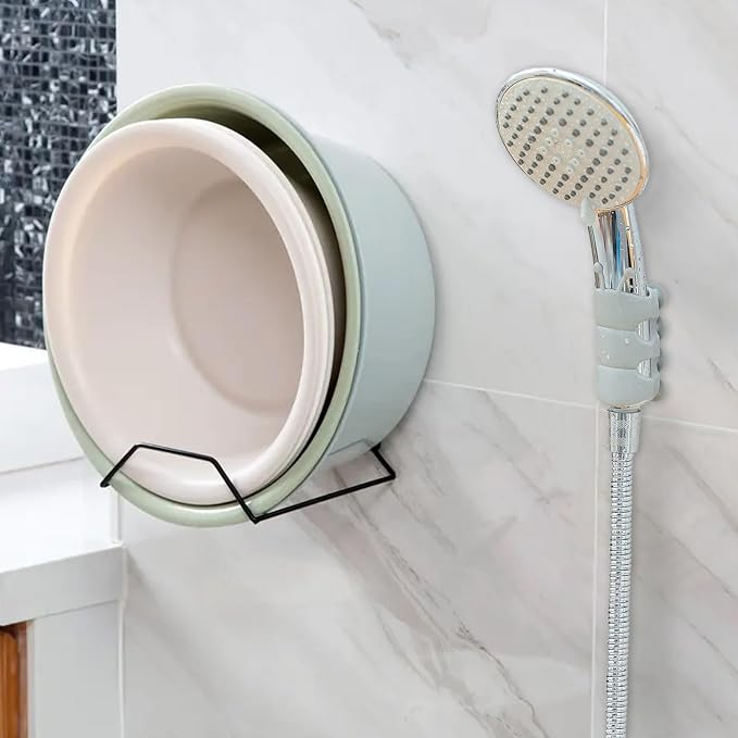 Inchant 4 Pieces Silicone Shower Head Holder Universal Relocatable Shower Head - Image 8