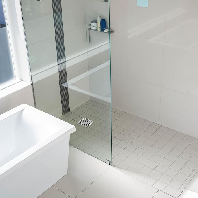 4 Inch Square Shower Floor Drain - Image 5