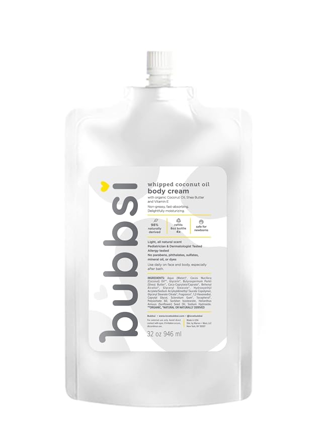 Bubbsi Whipped Coconut Oil Baby Lotion by Bubbsi
