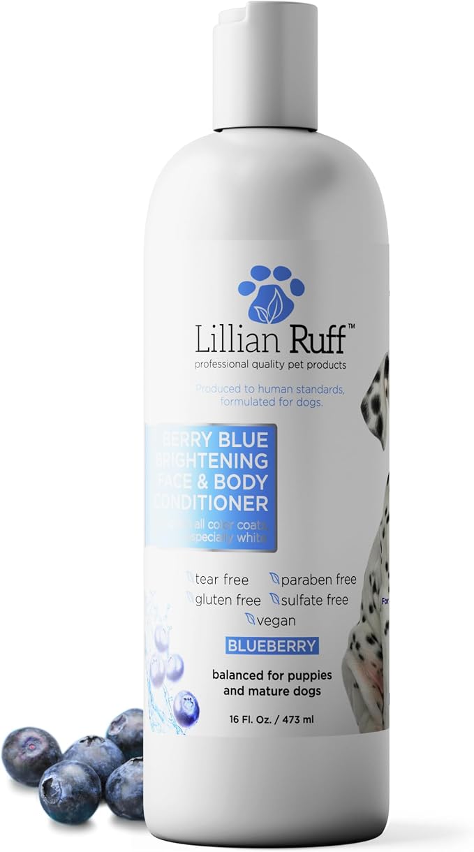 Lillian Ruff PRO Formula Berry Blue Brightening Dog Conditioner by LillianRuff