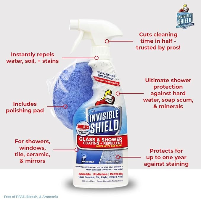 Invisible Shield Glass Shower Coating Spray - Image 3