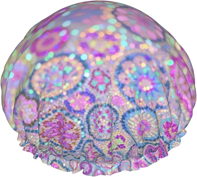 Double Layers Waterproof Shower Caps by Unknown