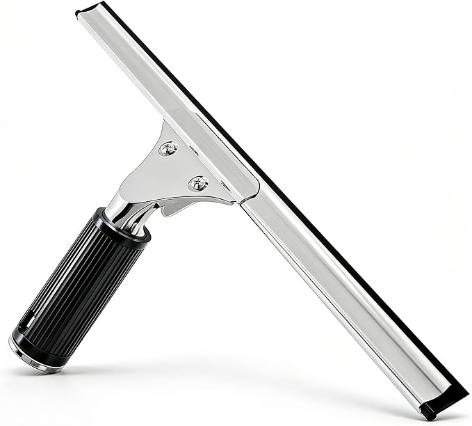14-inch Squeegee for Shower Glass & Window Cleaning, Professional Stainless by MRDARENSU