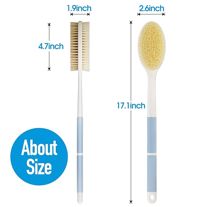 Back Scrubber Anti Slip for Shower, Shower Brush Long Handle - Image 5