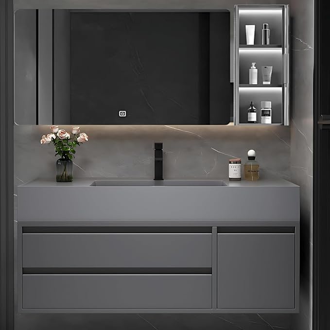 Wood Bathroom Cabinet by NAIROLET