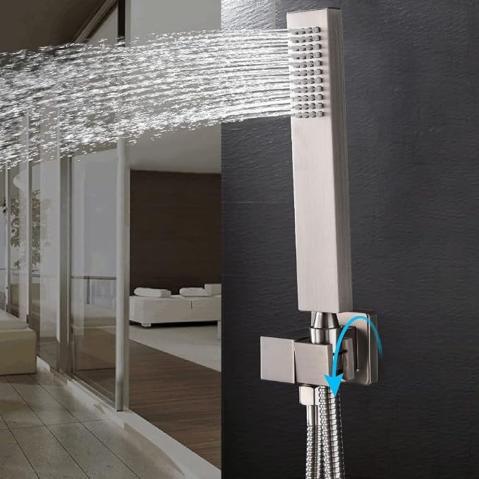 Brushed Nickel Digital Display Shower System - Image 9