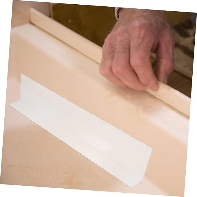 Splash Guard for Bathtub Transparent Pvc Splashproof Baffle 15.75 Inch Corner - Image 5