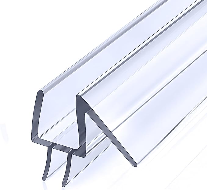 1/4" Frameless Glass Shower Door Bottom Sweep – 40" Ultra-Clear Drip Rail Seal by GASHardware