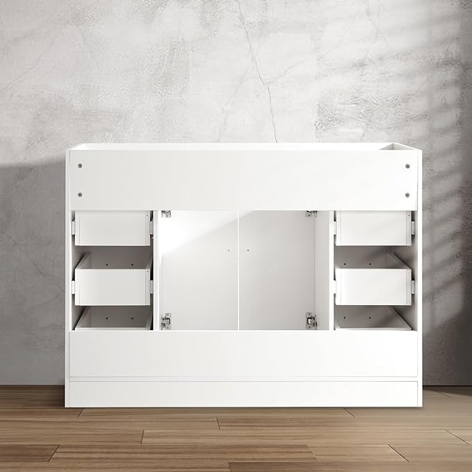 48" Bathroom Vanity Without Sink, Bathroom Storage Cabinet - Image 2