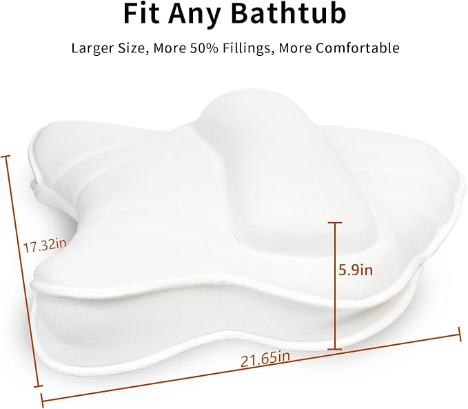 Extra Thick Large Bath Pillow - Image 3