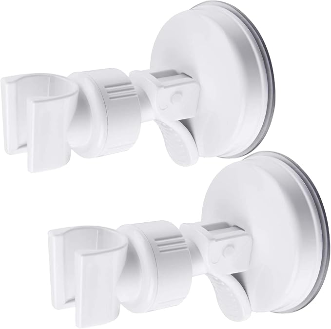 Adjustable Shower Head Holder, Bathroom Suction Cup Handheld Shower Head Bracket by Gelme+Nutri