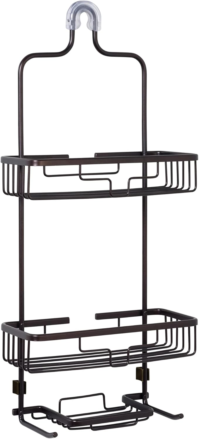 Zenna Home Rustproof Hanging Shower Caddy, Over the Shower Head Caddy - Image 4