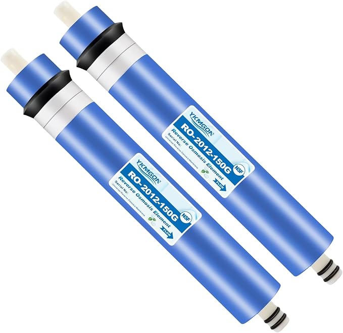 2 Pack 150GPD RO Membrane, 2012-150G Reverse Osmosis Membrane Replacement Water by YKMGON