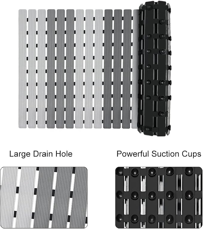 MBOSS Shower Mat Non Slip Bathtub Mats - Image 2