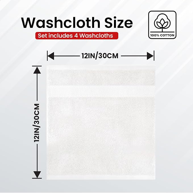 Infinitee Xclusives Luxury Wash Cloths - Image 3
