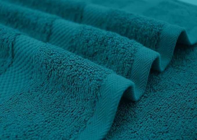 DAN RIVER Bath Towels Set of 4, 27 x 54 Inches, 100% Cotton, Larger & Lighter - Image 7