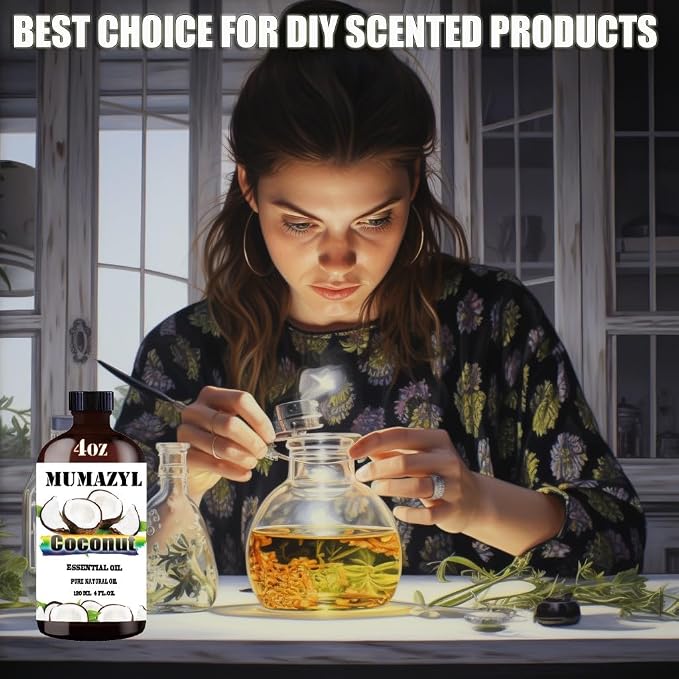 Coconut Essential Oil, Coconut Oil 4 Fl Oz 120ML - Image 6