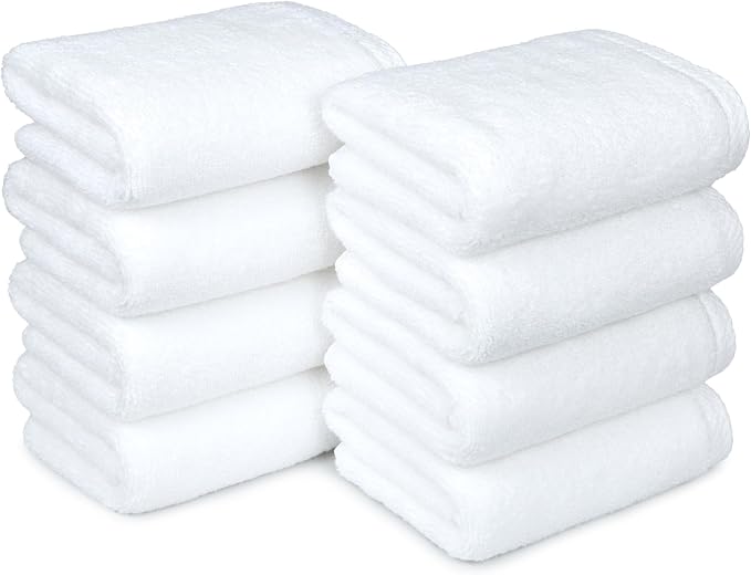Amazon Basics 100% Cotton Soft, Quick-Dry Absorbent Hand Towels by AmazonBasics