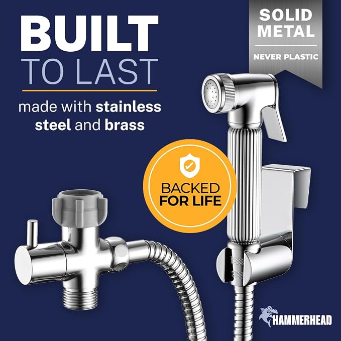 HammerHead Showers Solid Metal Handheld Bidet Sprayer - Image 2