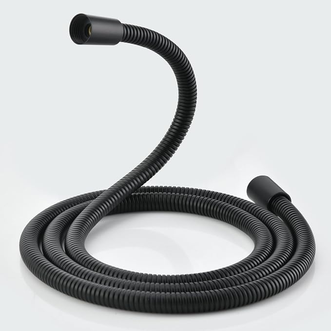 71-Inch Black Metal Shower Hose by INAVAMZ