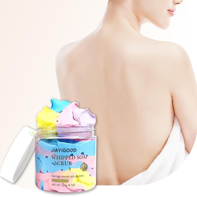 Cream Whipped Scrub Soap Bar - Image 7